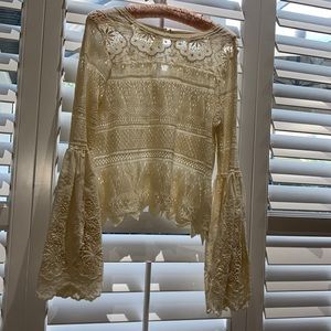 Free People Summer Sweater.NWOT, never word.Cream.